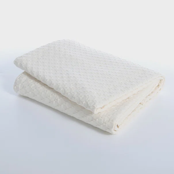 Κουβέρτα Πικέ Υπέρδιπλη (230x240) Nef-Nef Homeware Elmer Off White