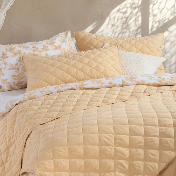 Κουβερλί Υπέρδιπλο (230x240) Nef-Nef Homeware Olga Honey