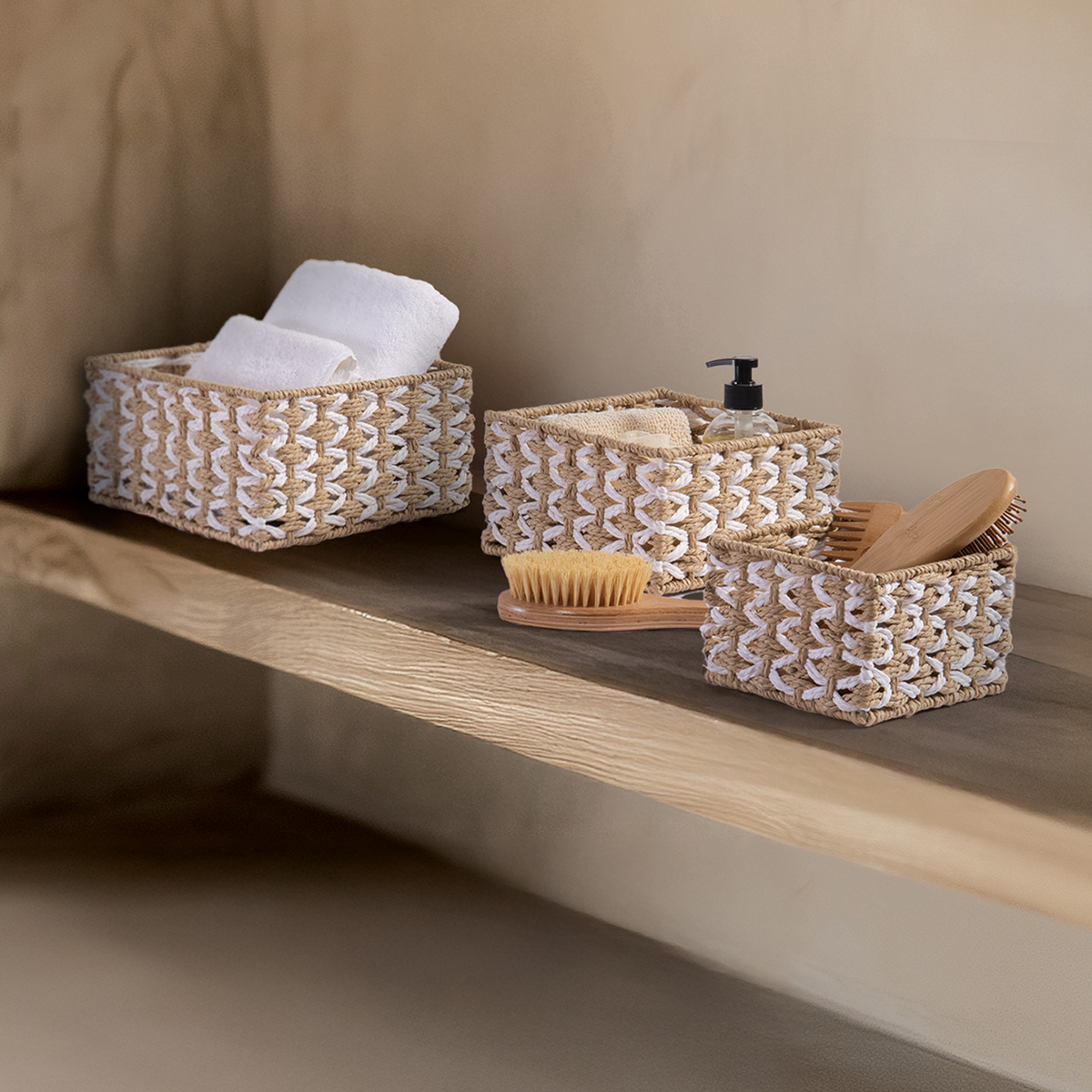 Καλάθι Αποθήκευσης (23X23X12) Nef-Nef Homeware Vincy Large Διακόσμηση Κουτιά & Καλάθια Spitishop