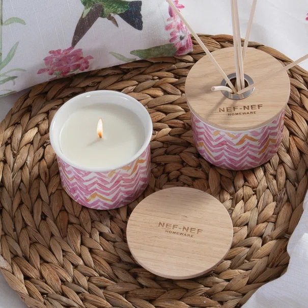 Κερί Αρωματικό 200gr Nef-Nef Homeware Rose Blossoms