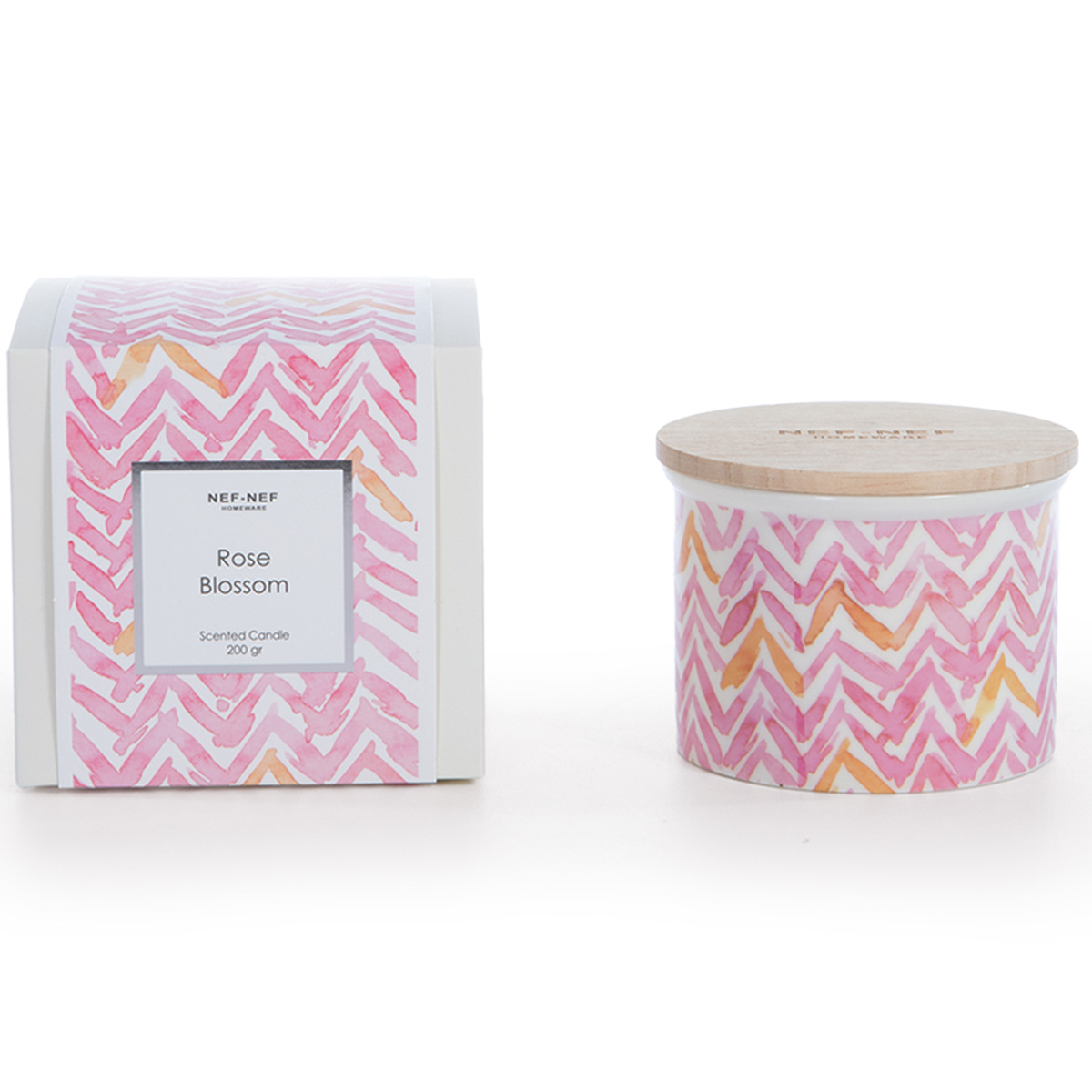 Κερί Αρωματικό 200Gr Nef-Nef Homeware Rose Blossoms Διακόσμηση Αρωματικά Χώρου - Diffuser Κεριά Spitishop