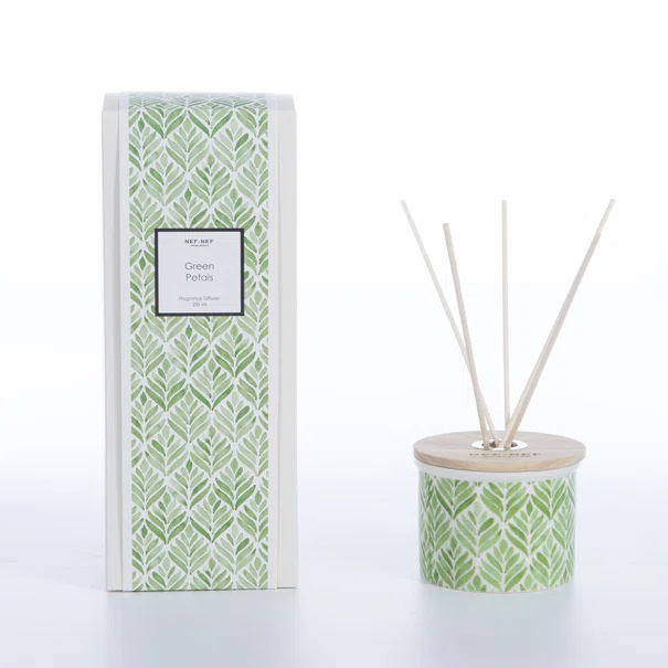 Αρωματικό Χώρου 200ml Με Στικς Nef-Nef Homeware Green Petals