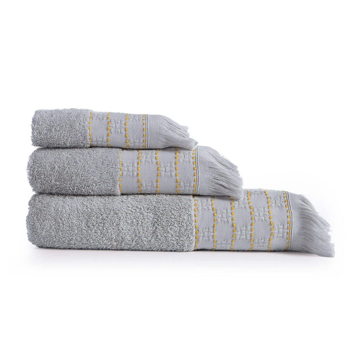Πετσέτα Σώματος (70x140) Nef-Nef Homeware Quantro Grey 500gsm