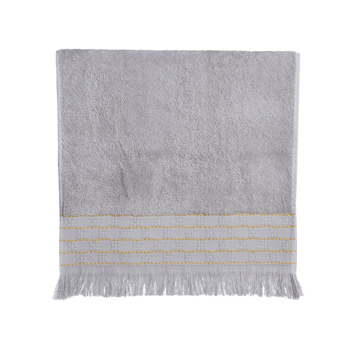 Πετσέτα Σώματος (70X140) Nef-Nef Homeware Quantro Grey 500Gsm Λευκά Είδη Μπάνιου Πετσέτες Spitishop