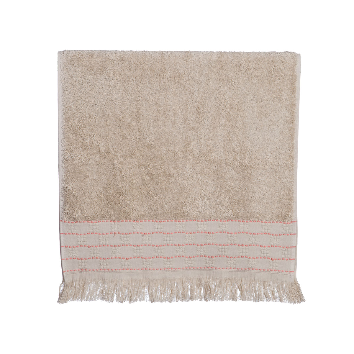 Πετσέτα Σώματος (70X140) Nef-Nef Homeware Quantro Beige 500Gsm Λευκά Είδη Μπάνιου Πετσέτες Spitishop