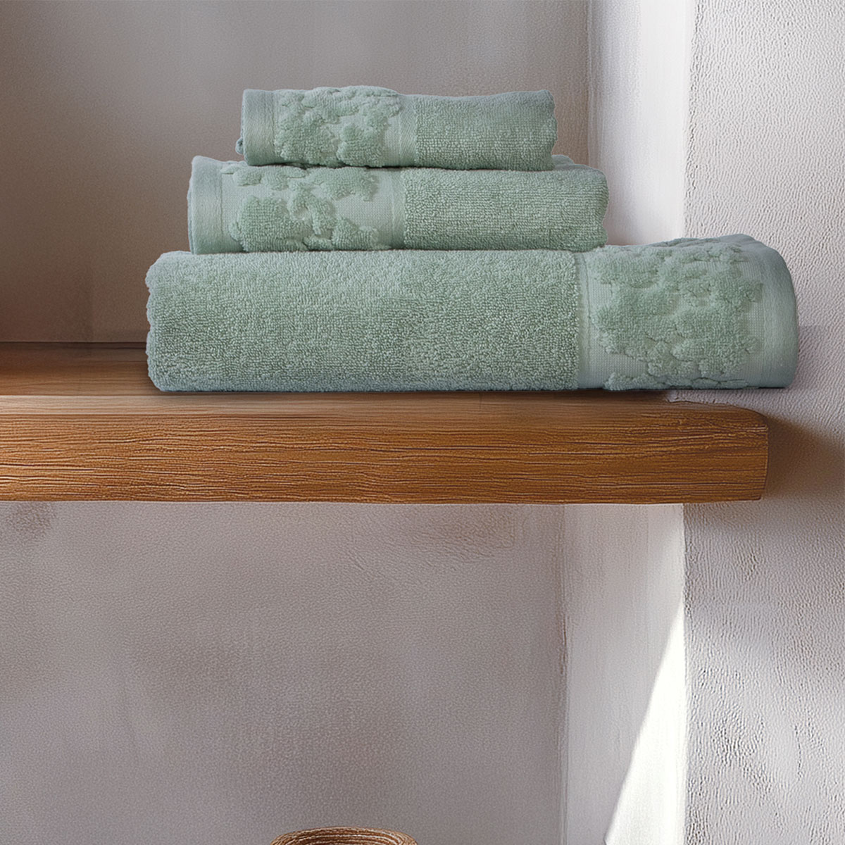 Πετσέτα Χεριών (30x50) Nef-Nef Homeware Irida Mint 500gsm