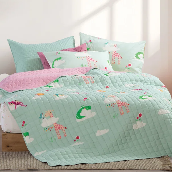 Κουβερλί Μονό (180x240) 2 Όψεων Nef-Nef Homeware Sky Is A Zoo
