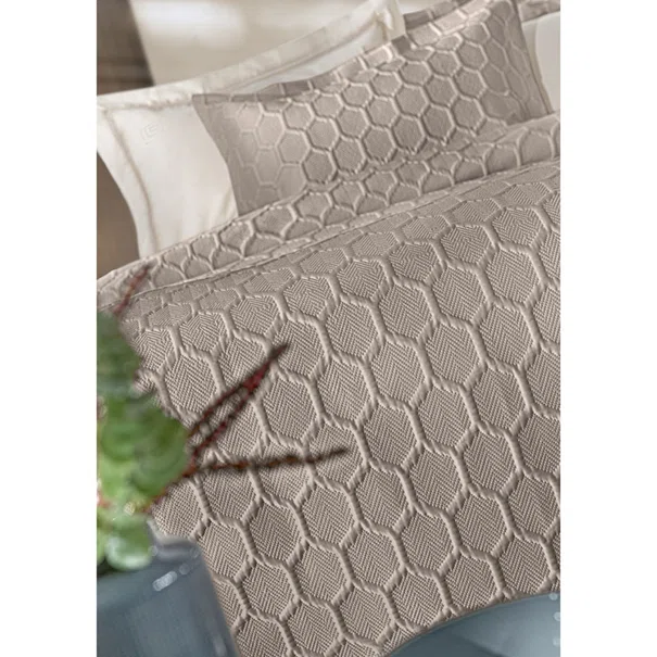 Κουβερλί King Size (Σετ 240x250) Guy Laroche Hive Taupe
