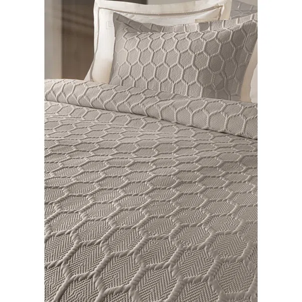 Κουβερλί King Size (Σετ 240x250) Guy Laroche Hive Taupe