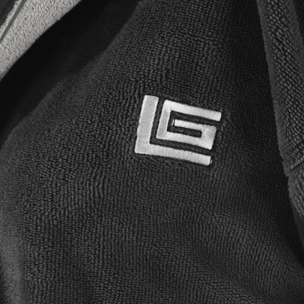 Μπουρνούζι Guy Laroche Monogram Black