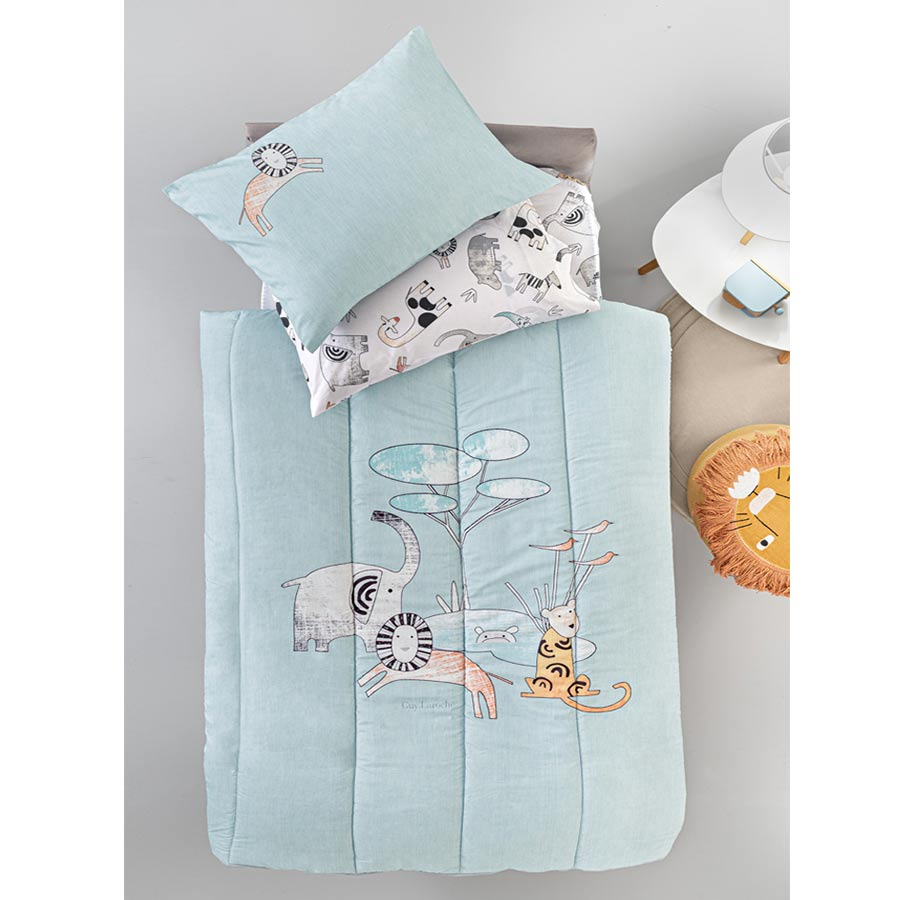 Κουβερλί Μονό (160x230) Guy Laroche Zootopia Aqua Grey