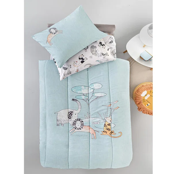 Κουβερλί Μονό (160x230) Guy Laroche Zootopia Aqua Grey