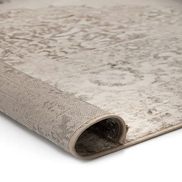 Χαλί Διαδρόμου (67x140) Βιοκαρπέτ Gossip 6185A White Vizon