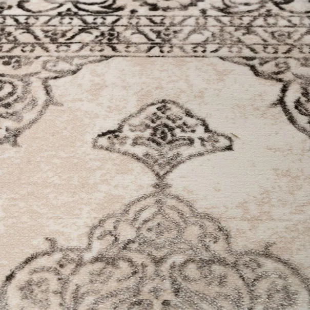 Χαλί Διαδρόμου (67x140) Βιοκαρπέτ Gossip 6185A White Vizon
