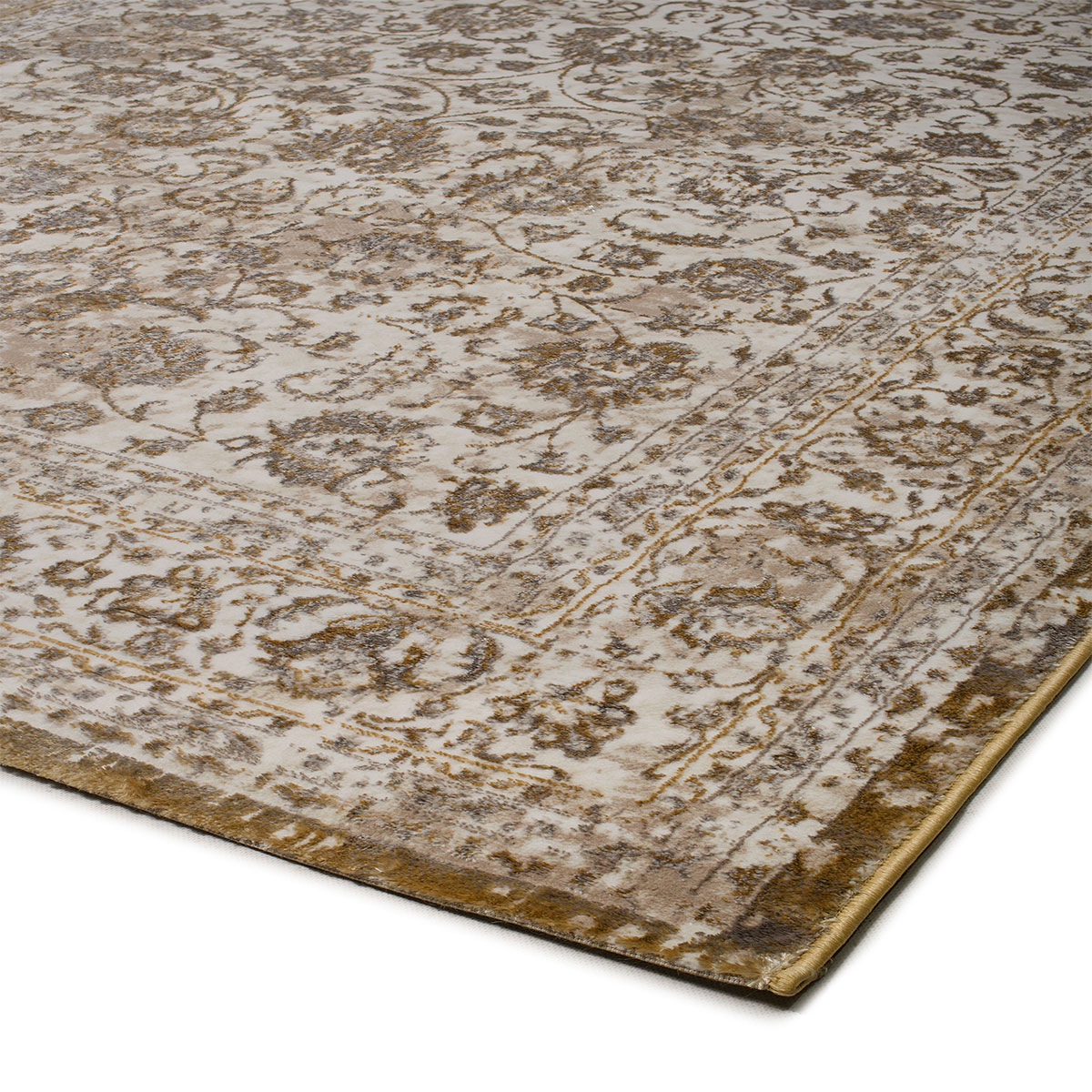 Χαλί Διαδρόμου (67x140) Βιοκαρπέτ Gossip 8504A White Gold