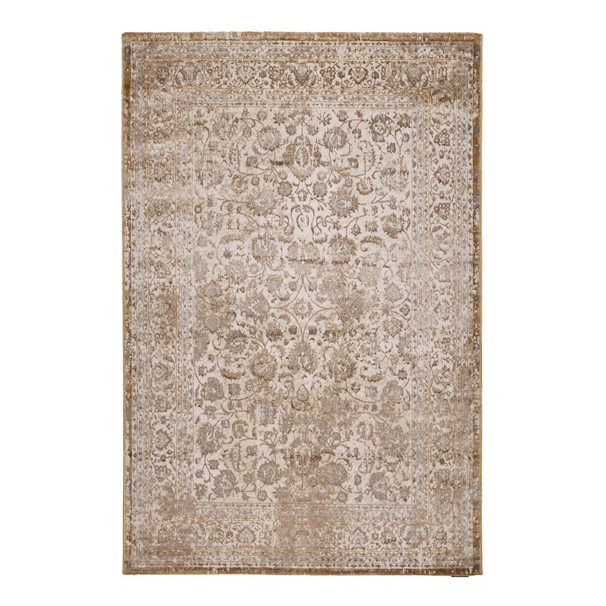Χαλί Διαδρόμου (67x220) Βιοκαρπέτ Gossip 8504A White Gold