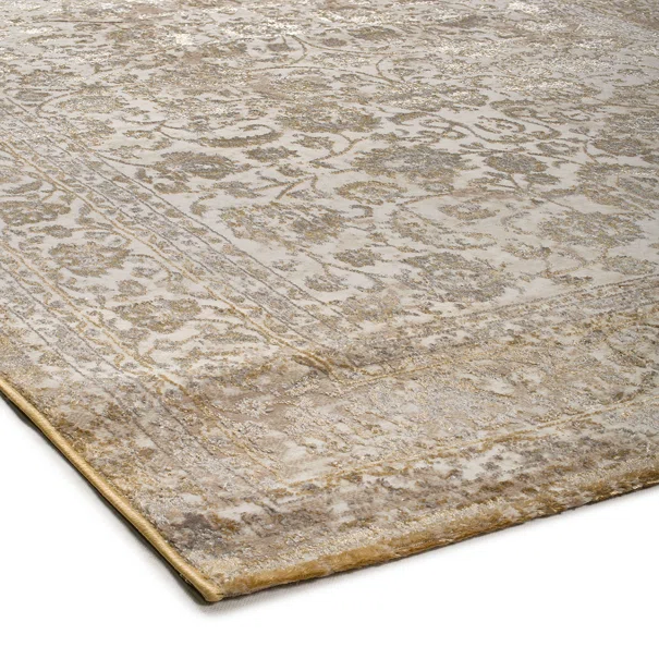 Χαλί Διαδρόμου (67x220) Βιοκαρπέτ Gossip 8504A White Gold