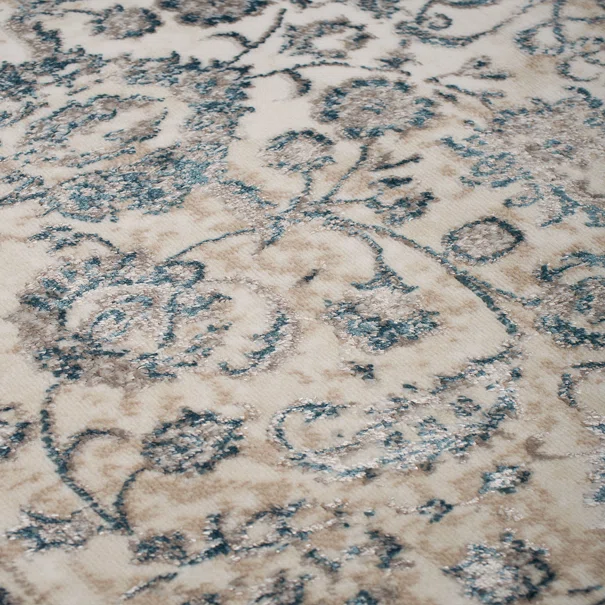 Χαλί Διαδρόμου (67x140) Βιοκαρπέτ Gossip 8504A White Blue