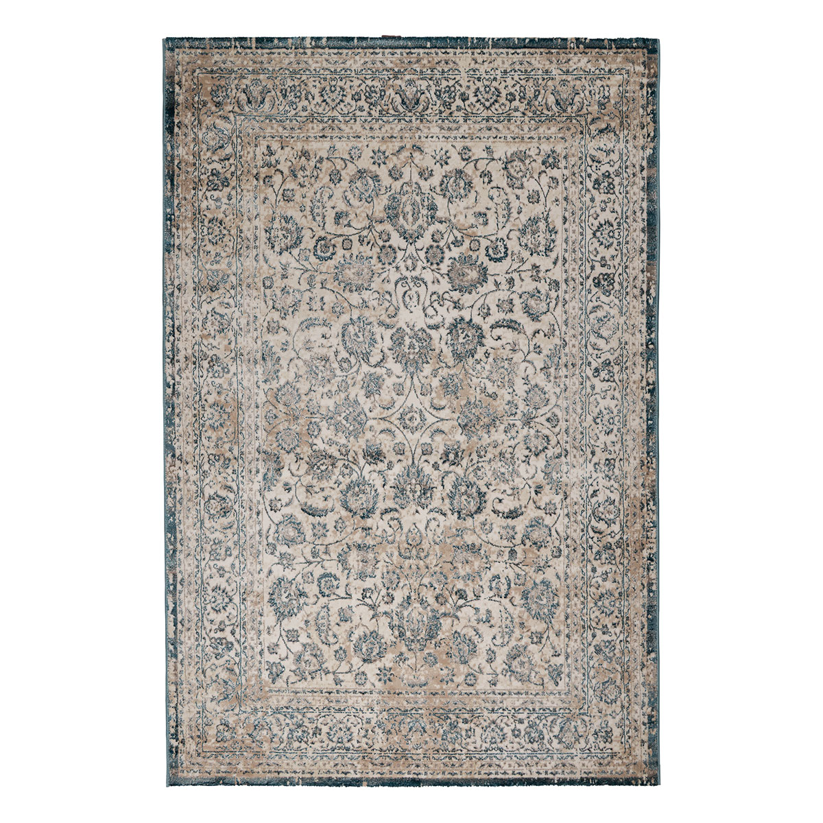 Χαλί Διαδρόμου (67x220) Βιοκαρπέτ Gossip 8504A White Blue