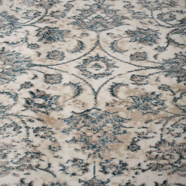 Χαλί Διαδρόμου (67x220) Βιοκαρπέτ Gossip 8504A White Blue