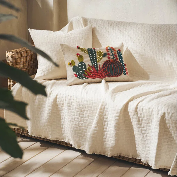 Ριχτάρι Καναπέ Διθέσιου (180x250) Gofis Home Eliena Ivory 402/05