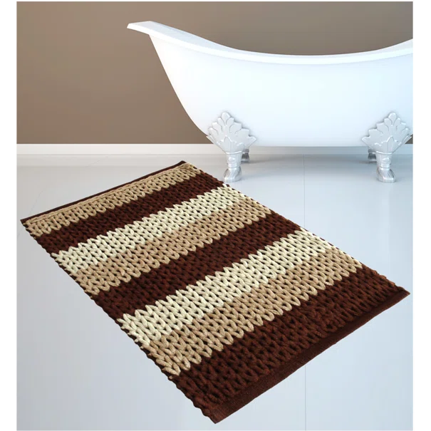 Πατάκι Μπάνιου (70x120) San Lorentzo 2335 Beige/Brown