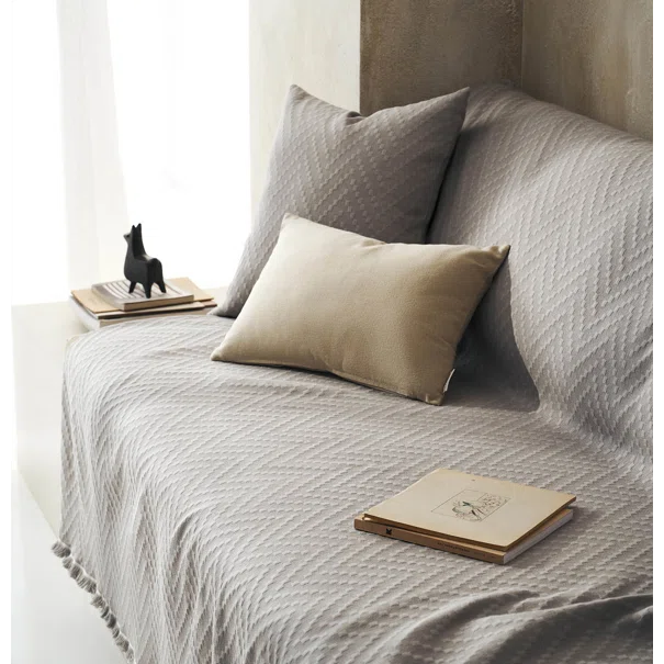 Ριχτάρι Πολυθρόνας (180x180) Gofis Home Ori Rock Grey 401/15
