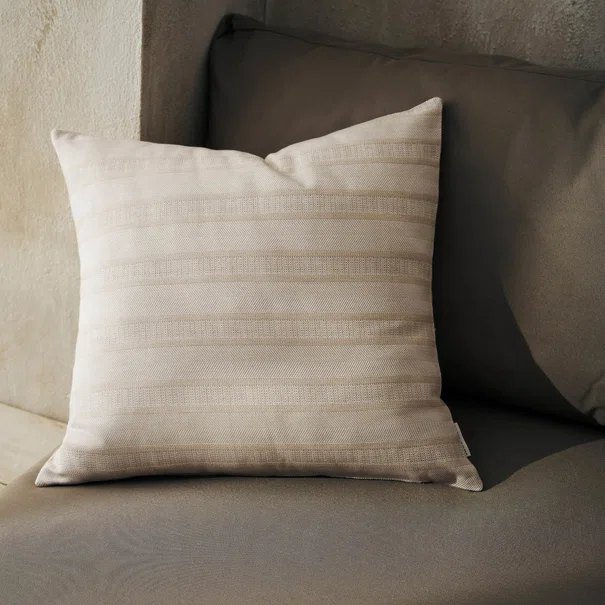 Διακοσμητική Μαξιλαροθήκη (50x50) Gofis Home Laurel Hemp Beige 731/04