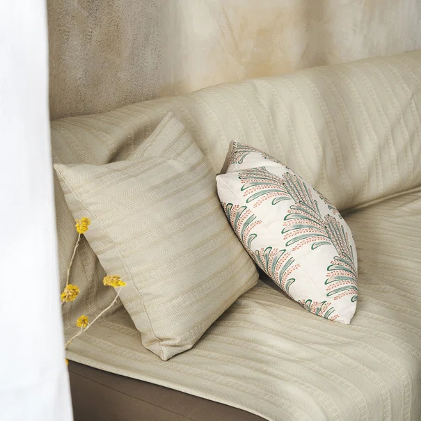 Ριχτάρι Καναπέ Διθέσιου (180x250) Gofis Home Laurel Plant Green 731/18