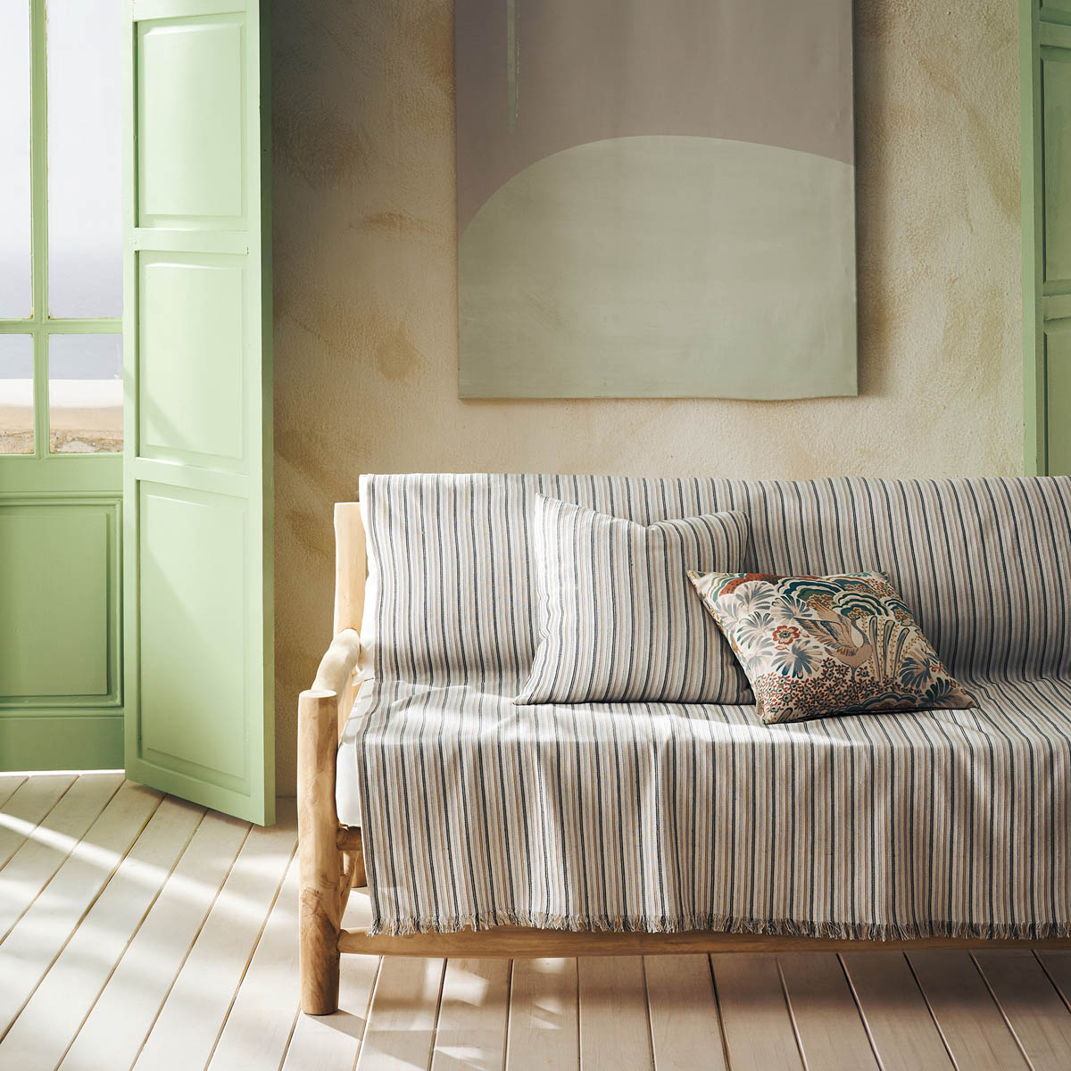 Ριχτάρι Καναπέ Διθέσιου (180x250) Gofis Home Clover Brown/Grey 334/21