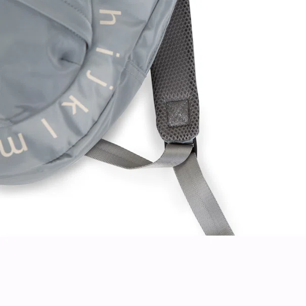 Σχολική Τσάντα Νηπιαγωγείου (29x12x38) ChildHome School Backpack ABC Grey/Off White 75205