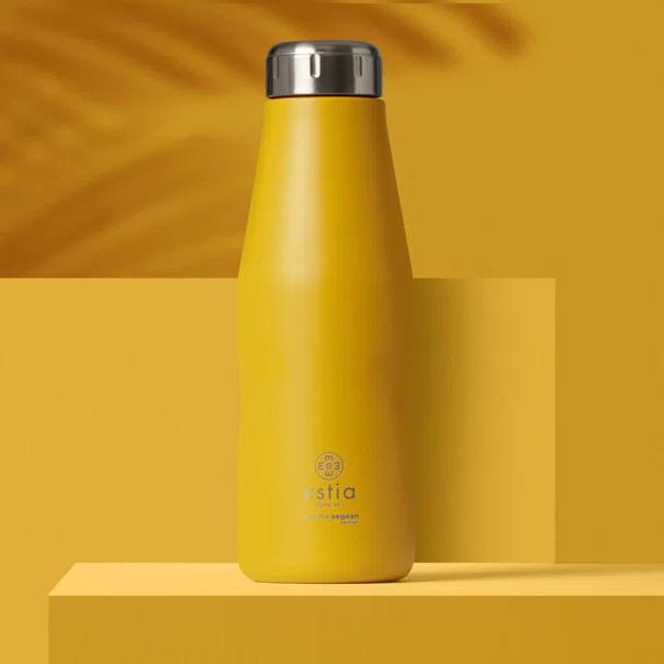 Μπουκάλι Θερμός 500ml Estia Save The Aegean Pineapple Yellow 01-9007