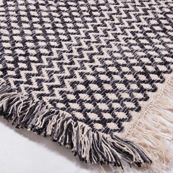Χαλί All Season (140x200) Nef-Nef Homeware Athena Black