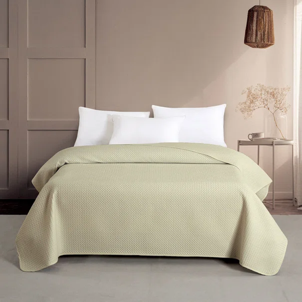 Κουβερλί King Size (260x240) Melinen Zara Ecru