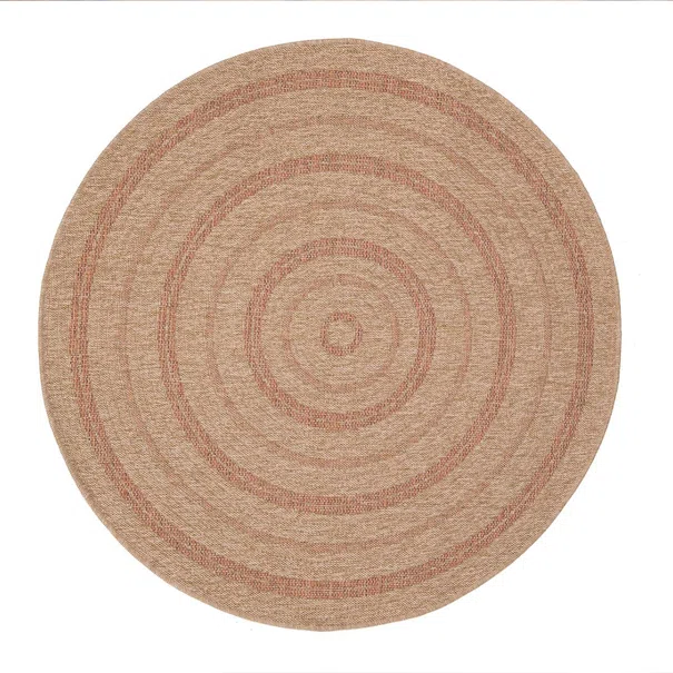 Στρογγυλό Χαλί Καλοκαιρινό (Φ240) Royal Carpet Avanos 8863 Tobacco
