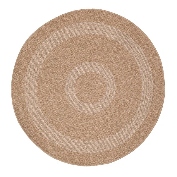 Στρογγυλό Χαλί Καλοκαιρινό (Φ200) Royal Carpet Avanos 8866 White