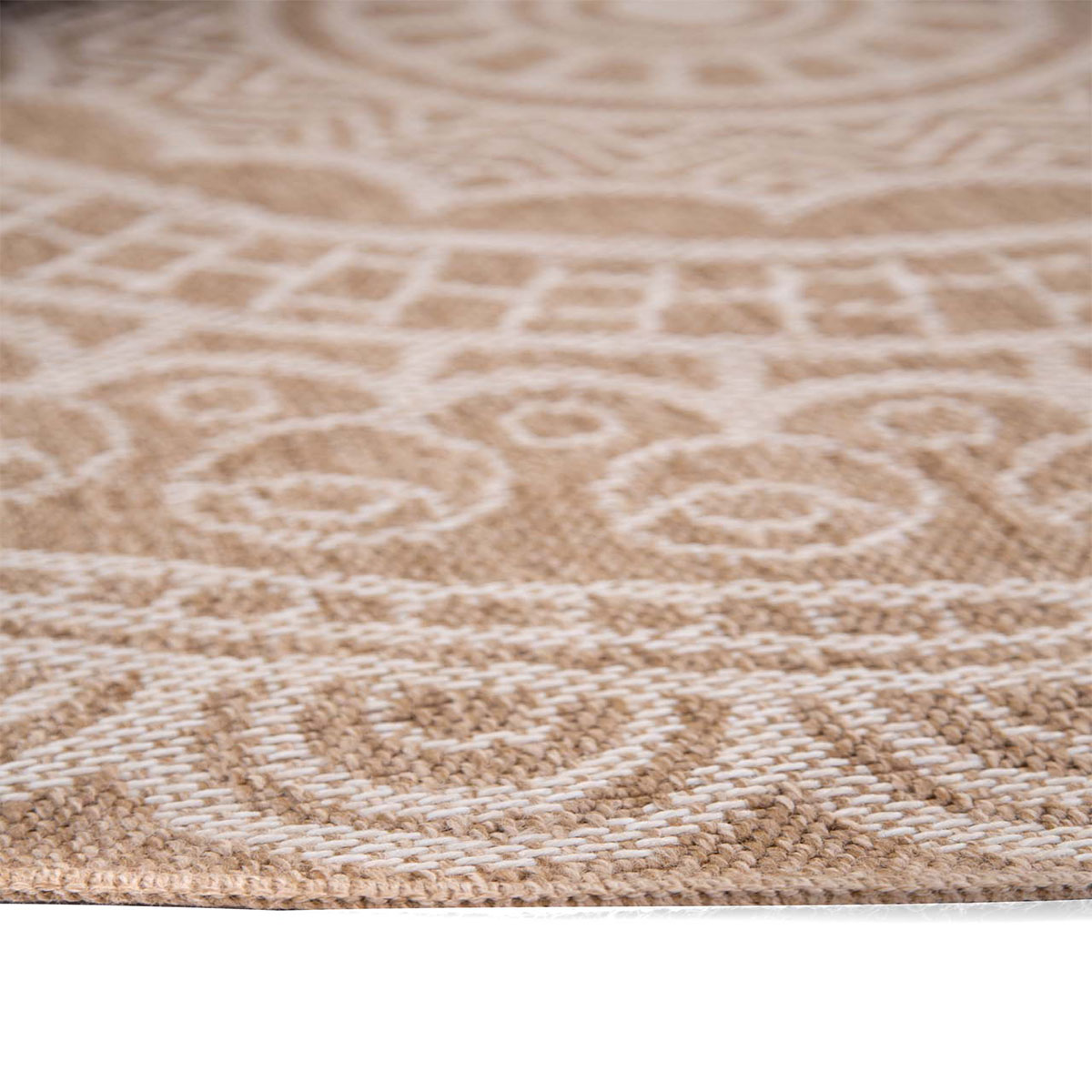 Στρογγυλό Χαλί Καλοκαιρινό (Φ240) Royal Carpet Avanos 8894 Black Χαλιά Σαλονιού Spitishop