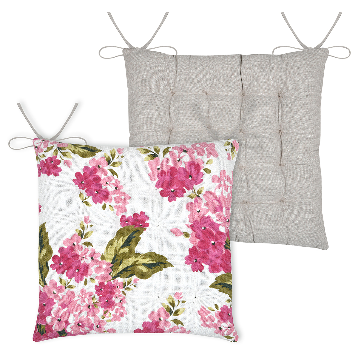 Μαξιλάρι Καρέκλας 2 Όψεων (38x38+4) S-F Printemps Rose CUD770001GAL