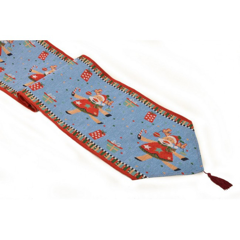 Χριστουγεννιάτικη Τραβέρσα (33x175) Silk Fashion Xmas Rain Deer