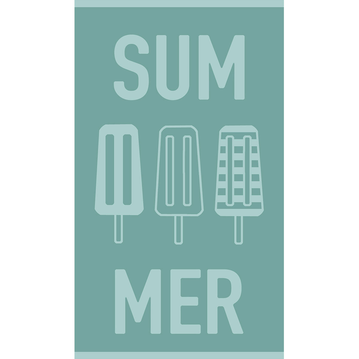 Παιδική Πετσέτα Θαλάσσης (70x120) Melinen Summer Aqua