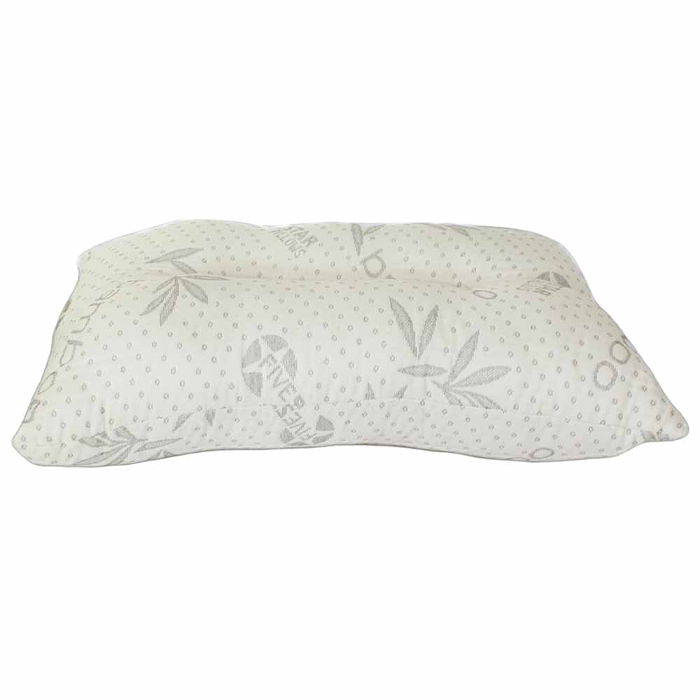 Μαξιλάρι Ύπνου Ανατομικό Μέτριο (50x70) Idilka Bamboo 12729 Hollowfiber