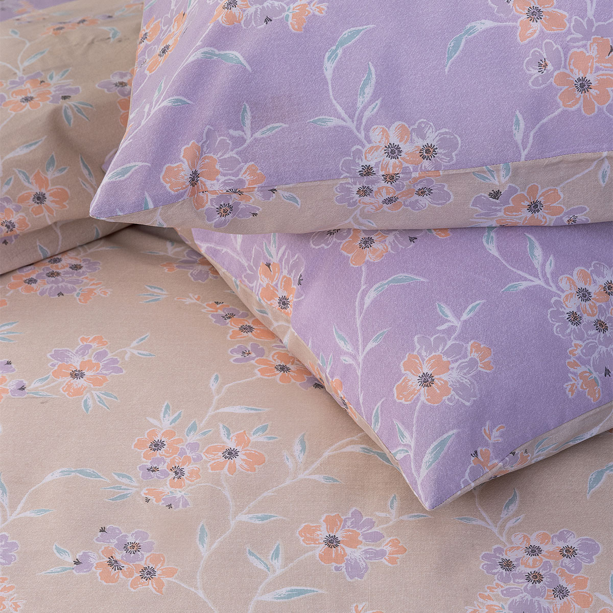 Σεντόνια King Size (Σετ) Palamaiki Fashion Fl6262 Λευκά Είδη Κρεβατοκάμαρας Σετ Βαμβακερά Spitishop