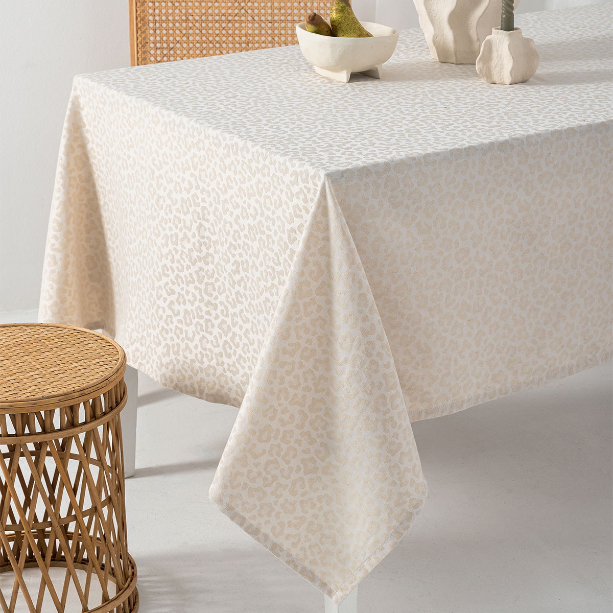 Αλέκιαστο Τραπεζομάντηλο (175x260) Palamaiki Lita Beige