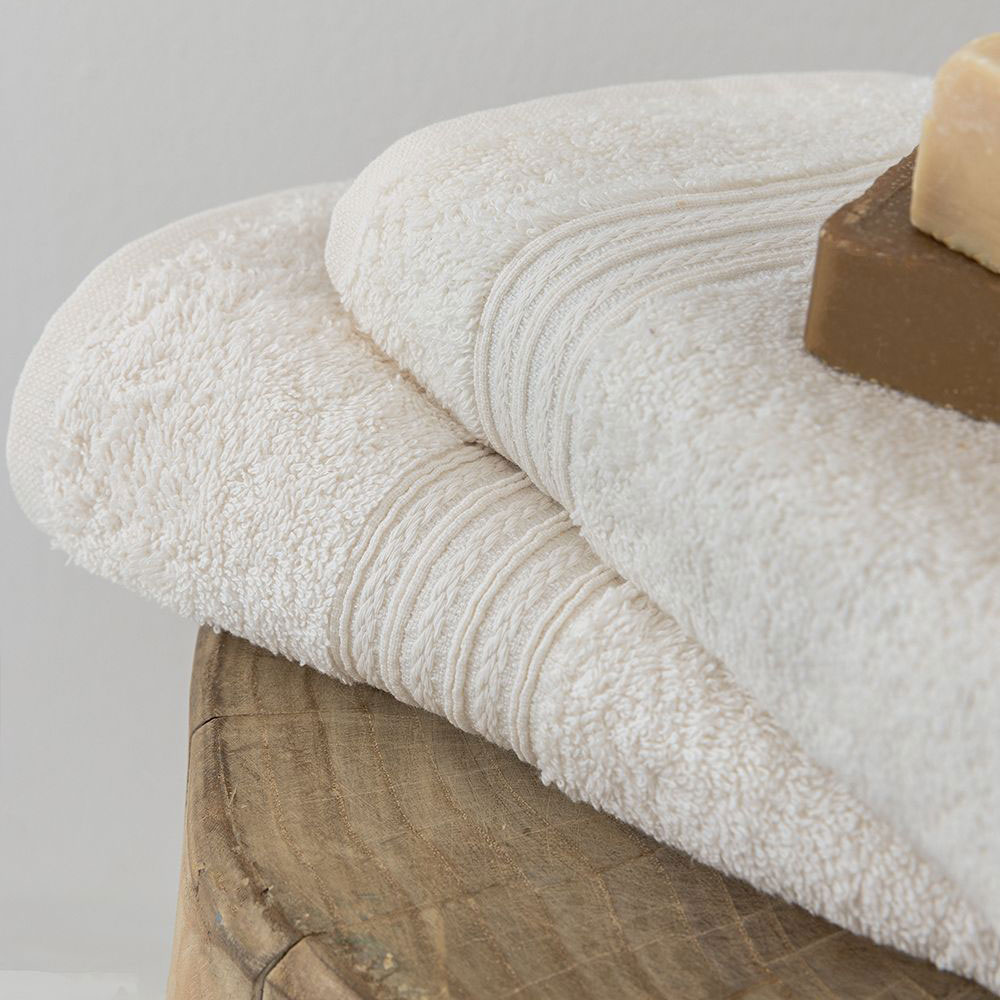 Πετσέτες Μπάνιου (Σετ 3Τμχ) Palamaiki Towels Blan 500Gsm Λευκά Είδη Σετ Spitishop