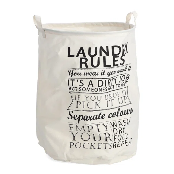 Καλάθι Απλύτων (Φ38x48) Z-L Laundry Rules 14260