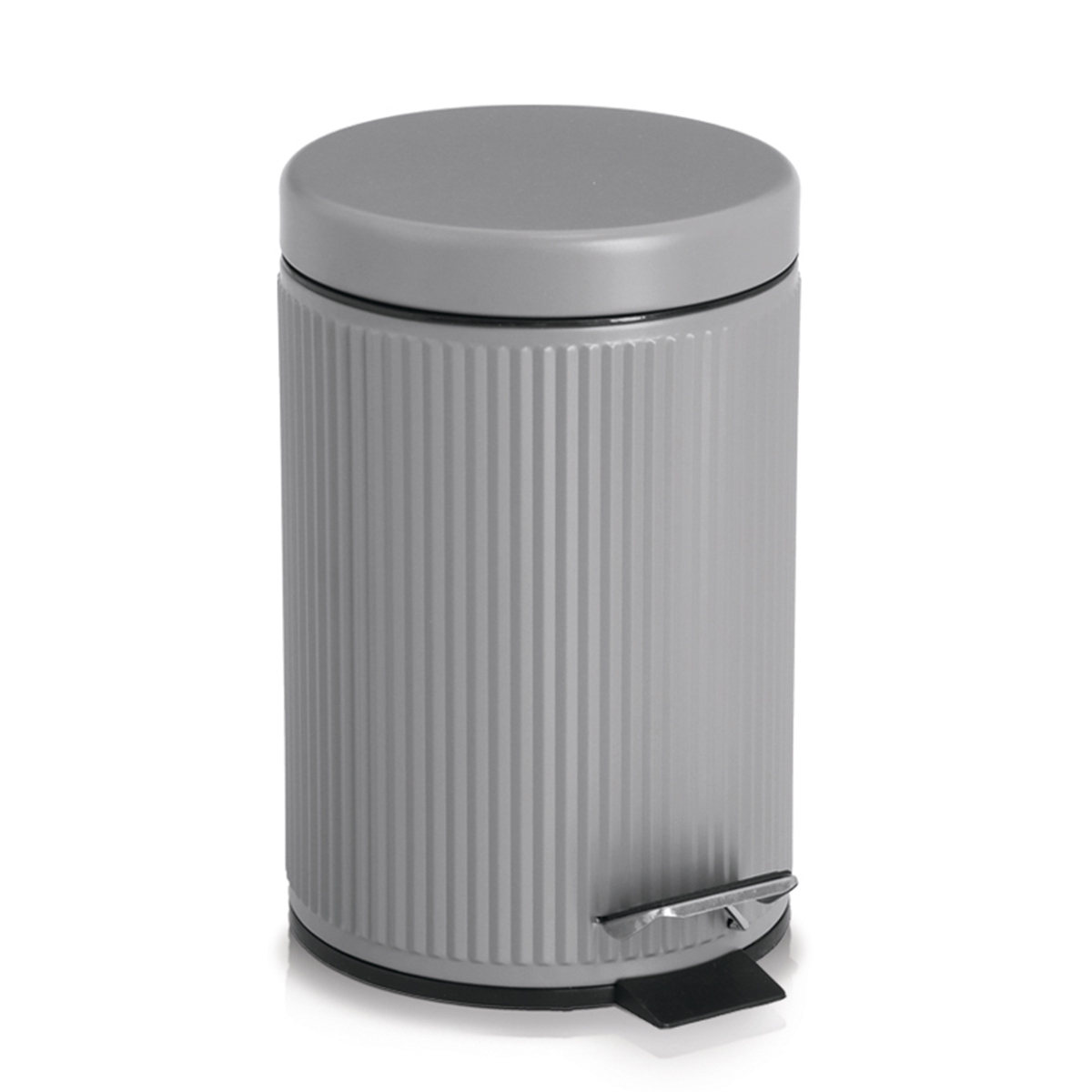 Κάδος Απορριμμάτων Μπάνιου (Φ17X26) Z-L 3Lt Grey 18965 Μπάνιο Αξεσουάρ Κάδοι Spitishop
