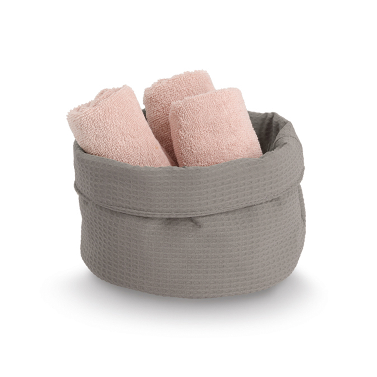 Καλάθια Αποθήκευσης (Φ20x12) Z-L Waffle Taupe 14532