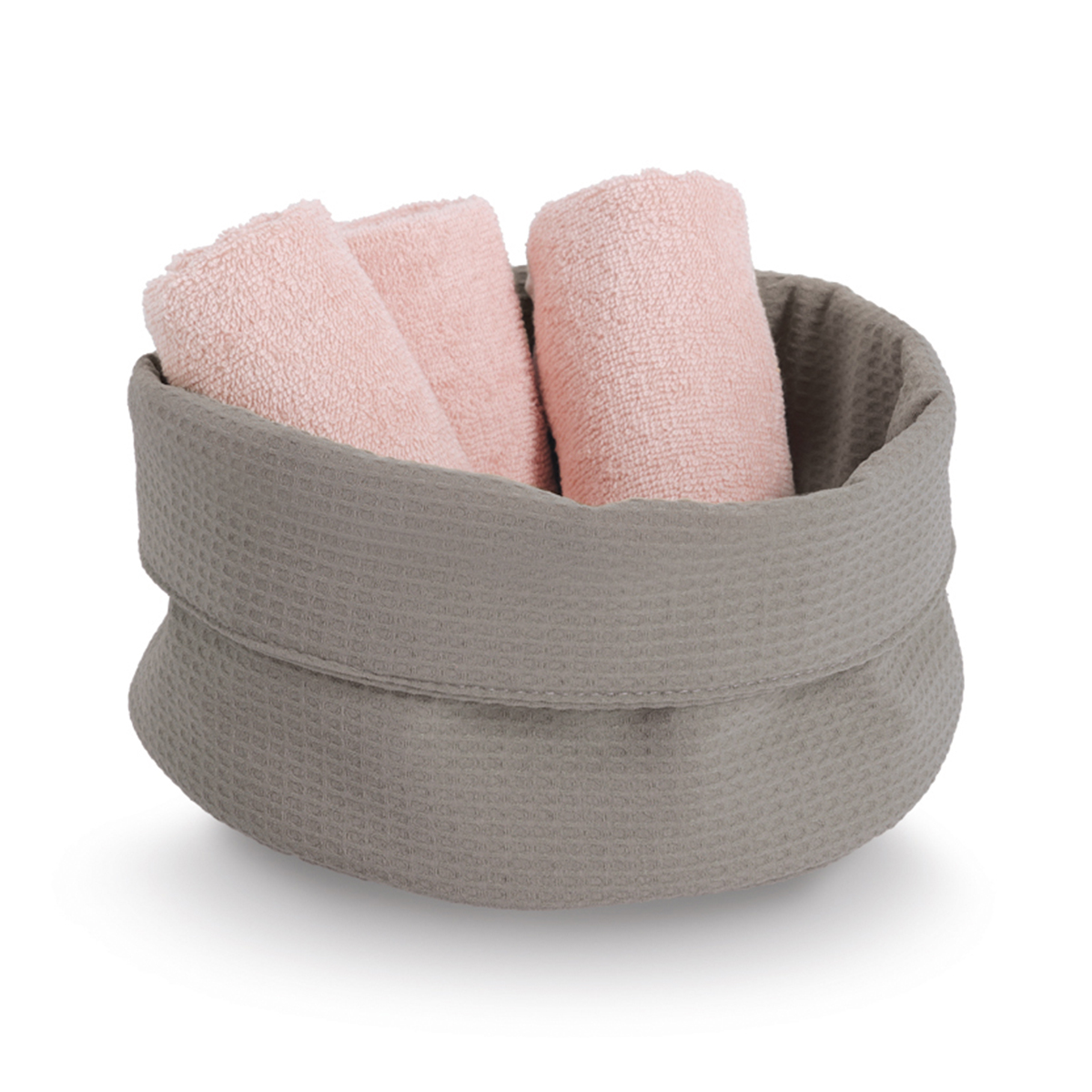 Καλάθια Αποθήκευσης (Φ25x13) Z-L Waffle Taupe 14535