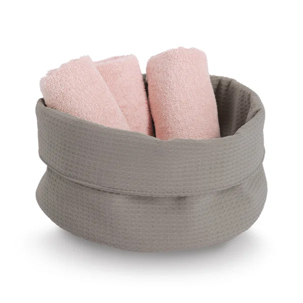 Καλάθια Αποθήκευσης (Φ25x13) Z-L Waffle Taupe 14535