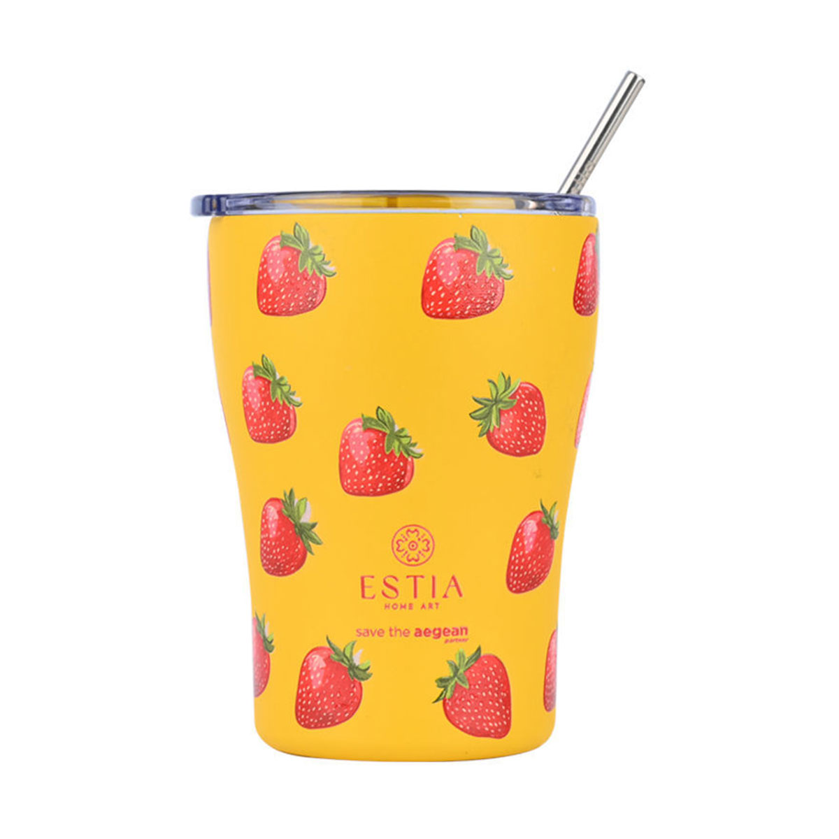 Ποτήρι Θερμός 350ml Estia Save The Aegean Berry Bright 01-31688